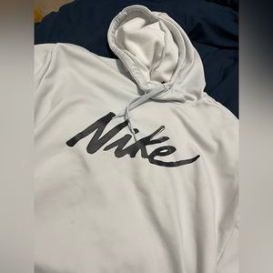 Nike hoodie. Very light blue.